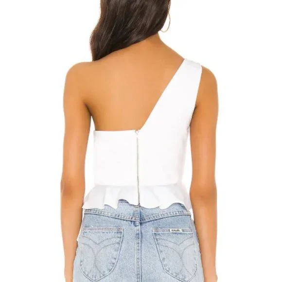 One Shoulder Top Revolve - Picture 2 of 5